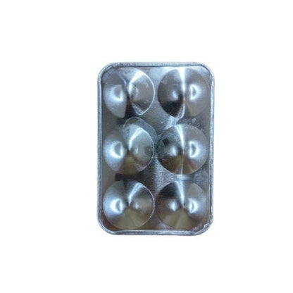 Motarro - Paint Palette - 6 Grid Metallic - Square