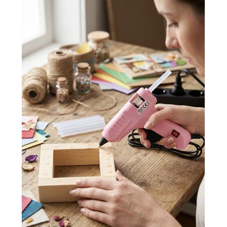 Motarro Hot Glue Gun - 11-11.2mm Craft Glue Gun | Art and Crafts - Blue