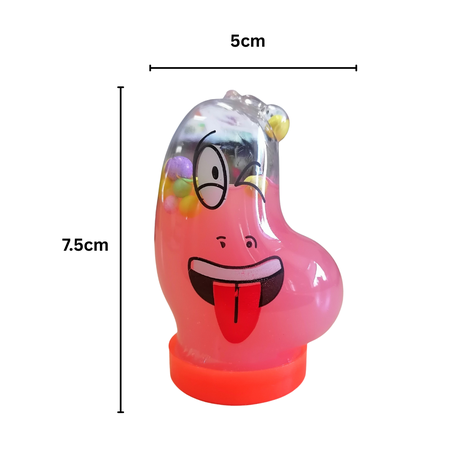 Glitter Funny Face Crystal Mud Slime - 24 Pack