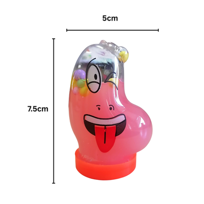 Glitter Funny Face Crystal Mud Slime - 24 Pack