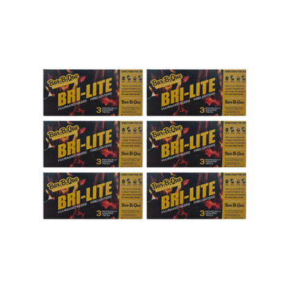 Bri-Lite Individually Wrapped Fire Lighters - 6 Pack - 3 Piece