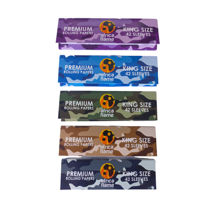 Value Pack - 10 Africa Flame Rolling Papers And 9 Filters Tips