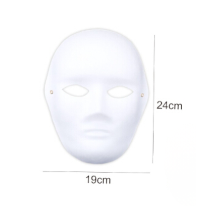 Motarro Painting Mask White - Half Face 19x10cm