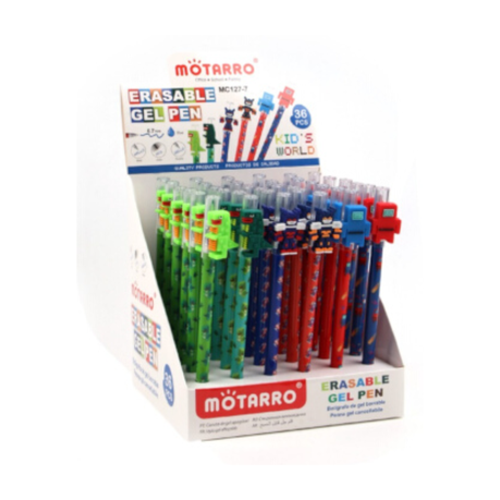 Motarro Erasable Pen Blue 0.7mm 36PCS
