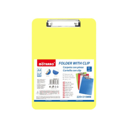 Motarro Clipboard 315x225mm - Yellow