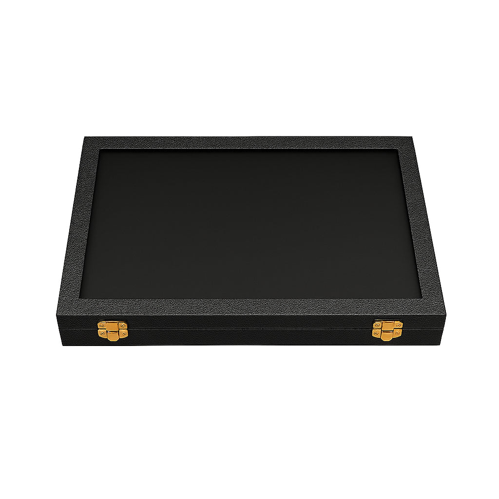 Ring Display Case With Glass Top