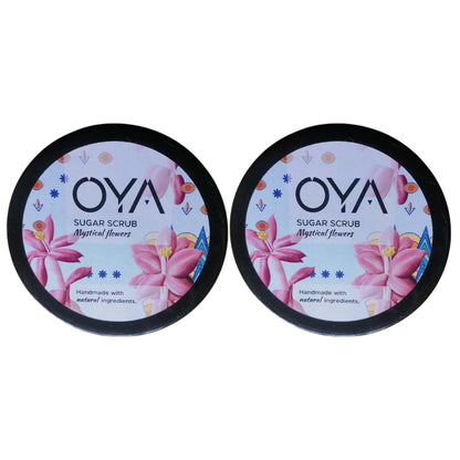 Oya Sugar Scrub 175g - Mystical Flowers 2 Pack