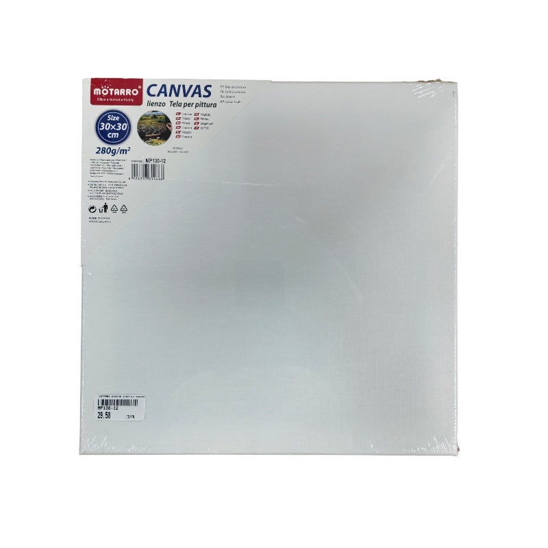 Motarro - Stretch Canvas Panel - 30x30cm