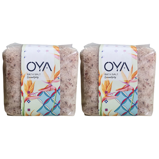 Oya Bath Salts Serendipity 500G Pack - 2 Pack