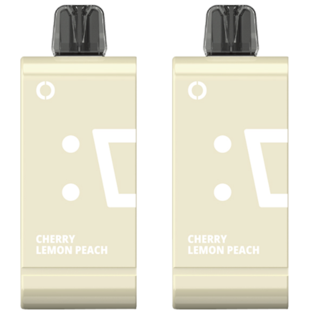 Elf Bar 18000 Puffs Rechargeable Pod 50mg - Cherry Lemon Peach - 2 Pack
