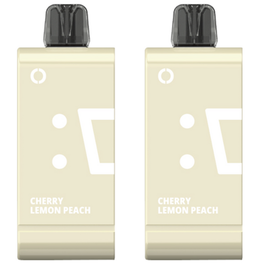 Elf Bar 18000 Puffs Rechargeable Pod 50mg - Cherry Lemon Peach - 2 Pack