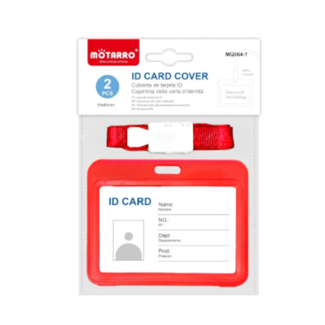 Motarro ID Card 54x85mm 2 Piece - Red