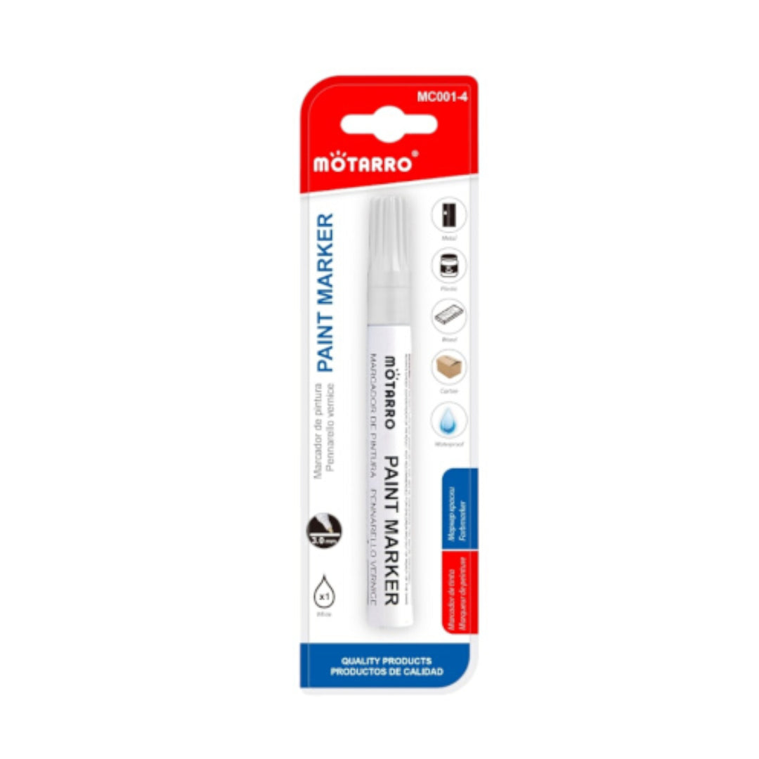 Motaro Paint Marker 3mm - White