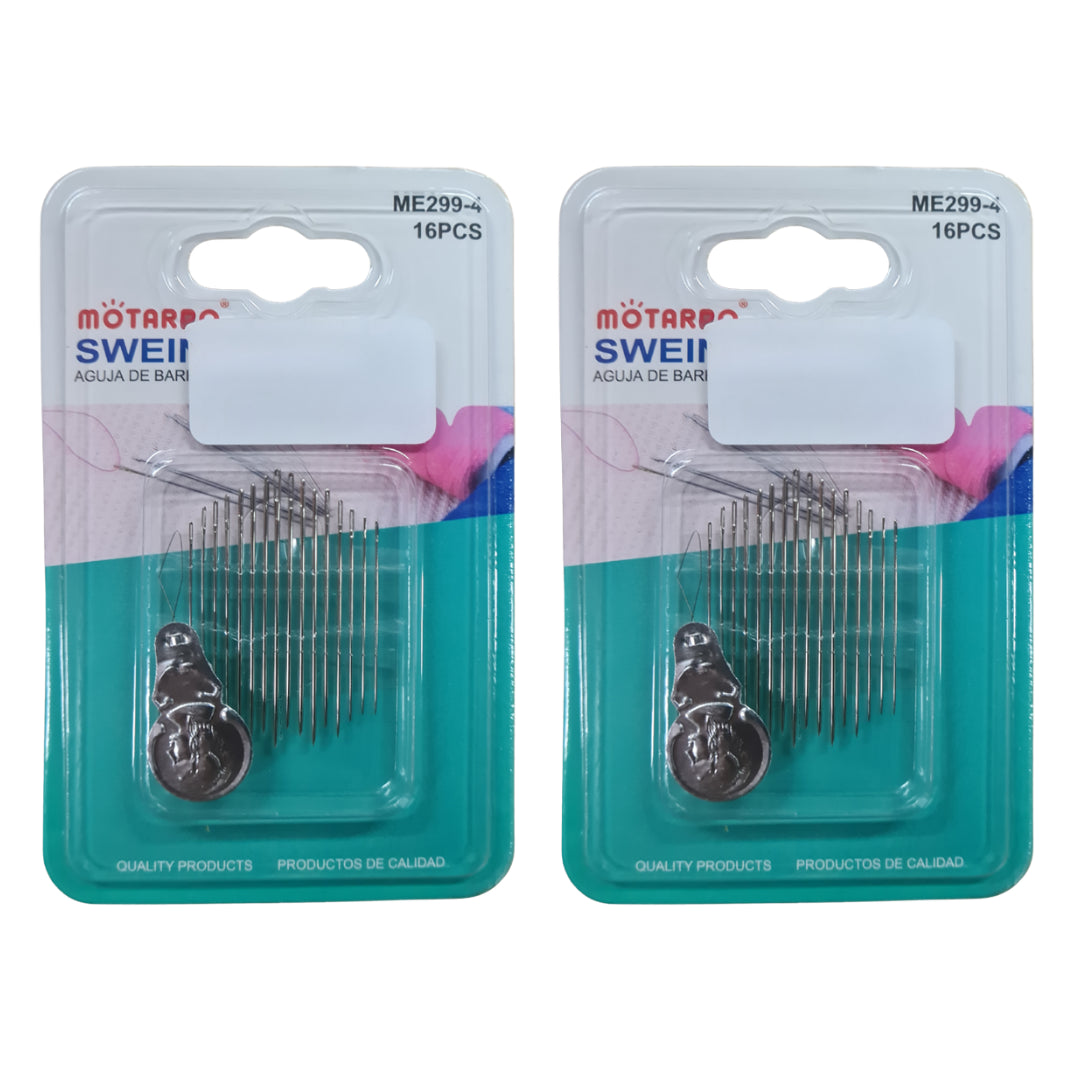Motarro Sewing Needles - 2 Pack - 16PC