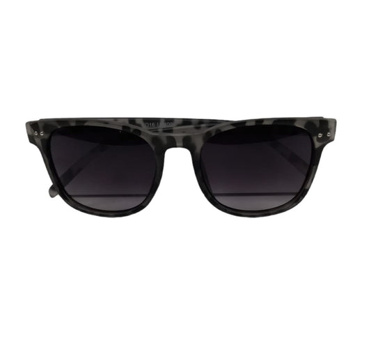 Solar X Wayfarer Sunglasses Gradient Grey Lens UV400 - Grey