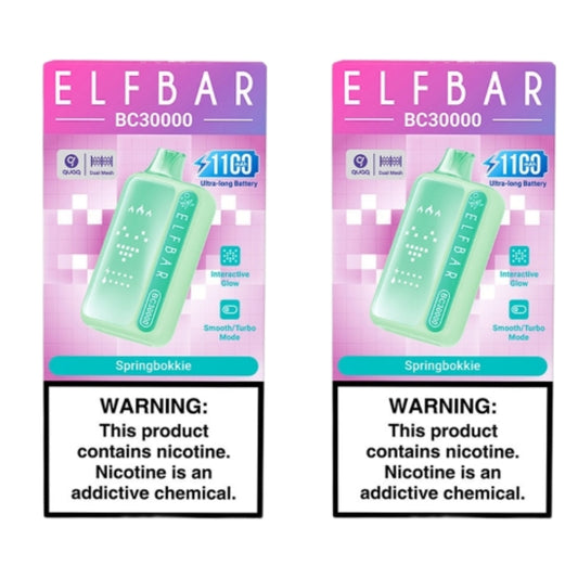 Elf Bar BC30000 Disposable Vape - Springbokkie (Pack of 2)