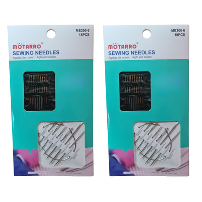 Motarro Sewing Needles - 2 Pack - 18PC