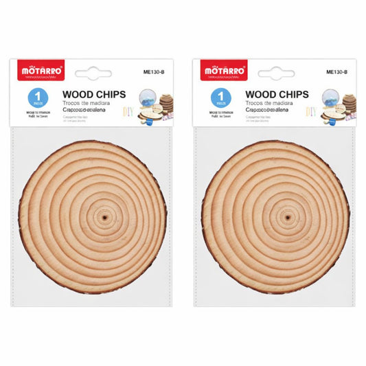 Motarro Wooden Chips - 2 Pack - 100/110mm