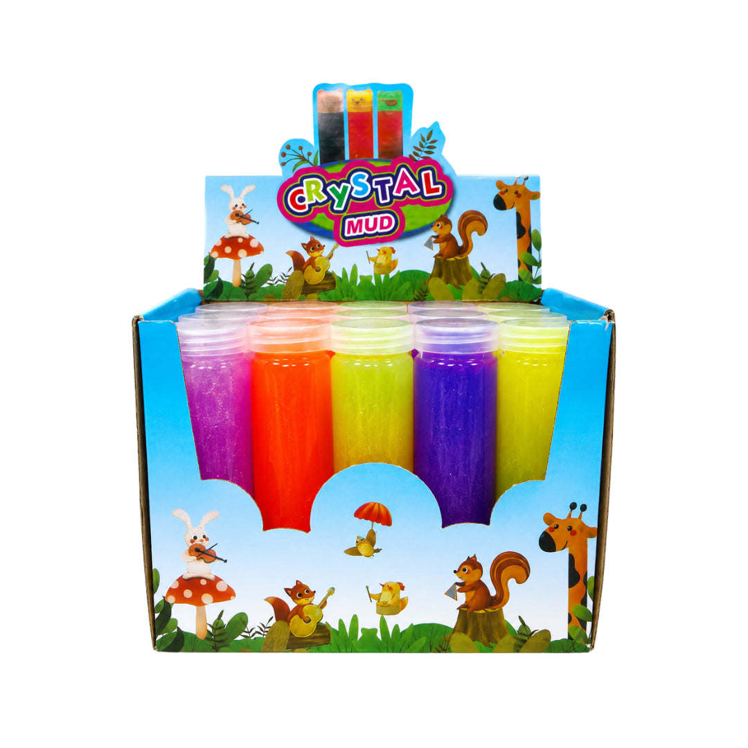 Neon Tube Crystal Mud - 20 Pack