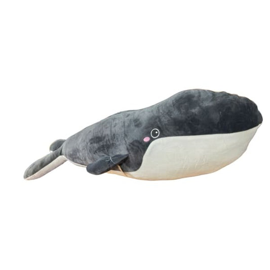 Soft Toy Whale - 80cm - Black