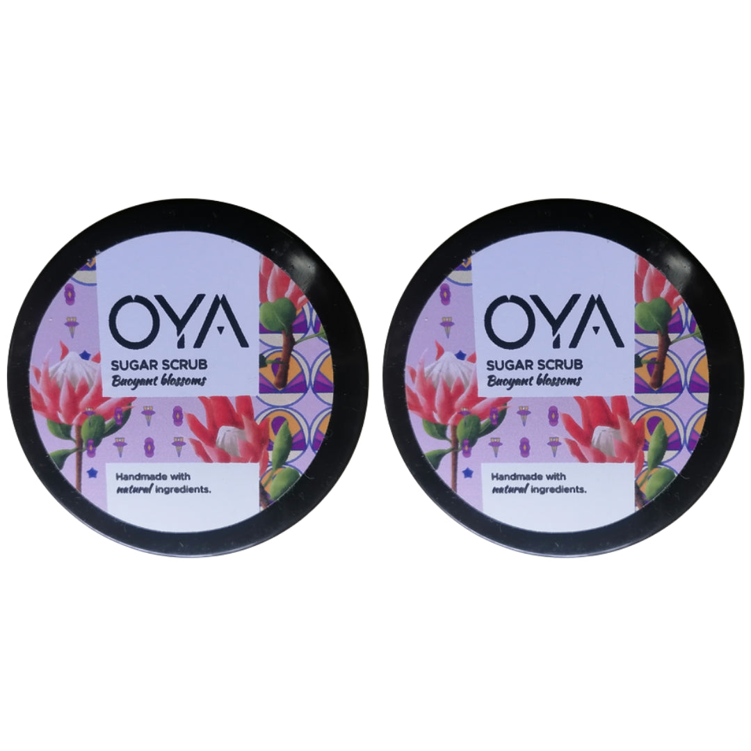 Oya Sugar Scrub 175g - Buoyant Blossoms 2 Pack