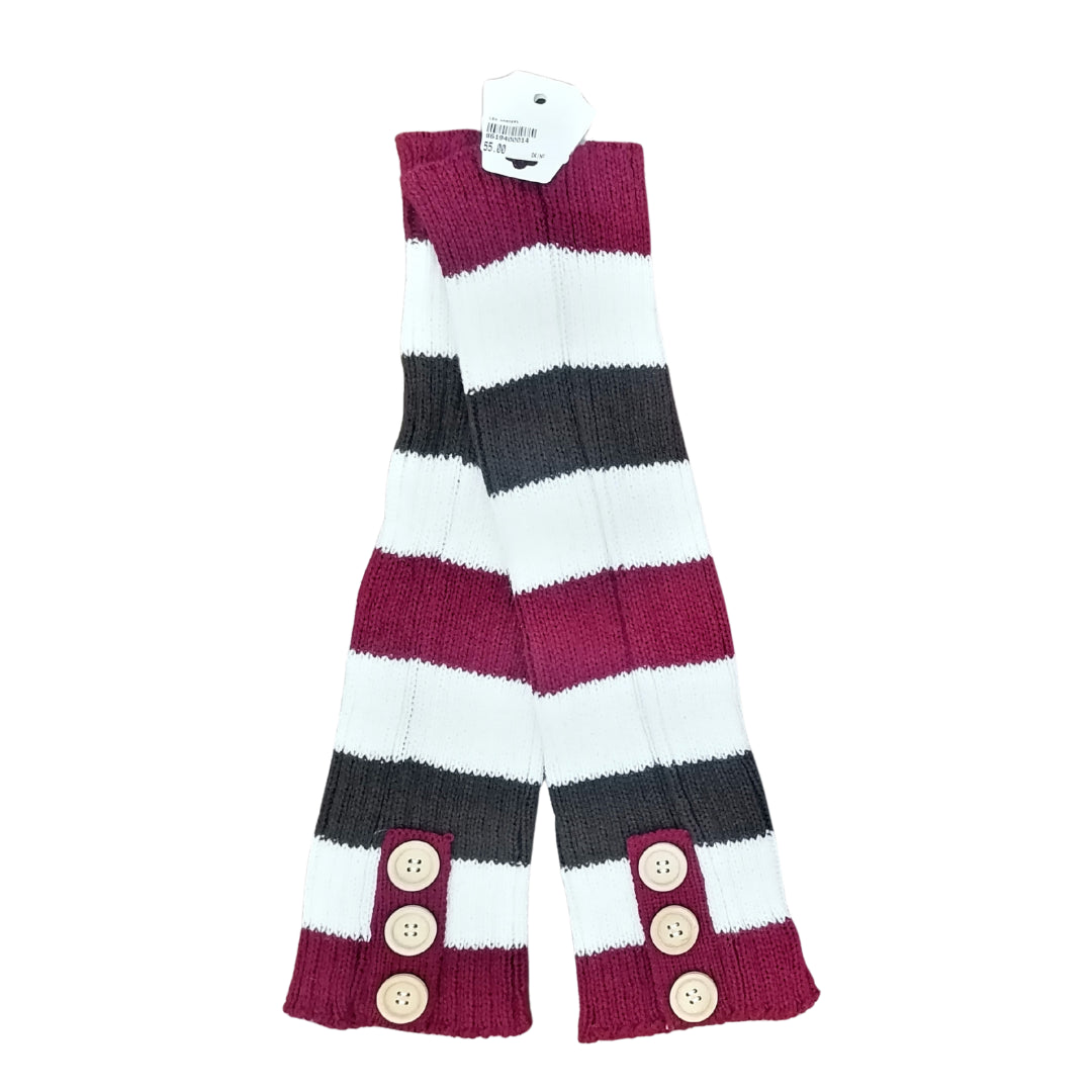 Leg Warmer - Stripe Red