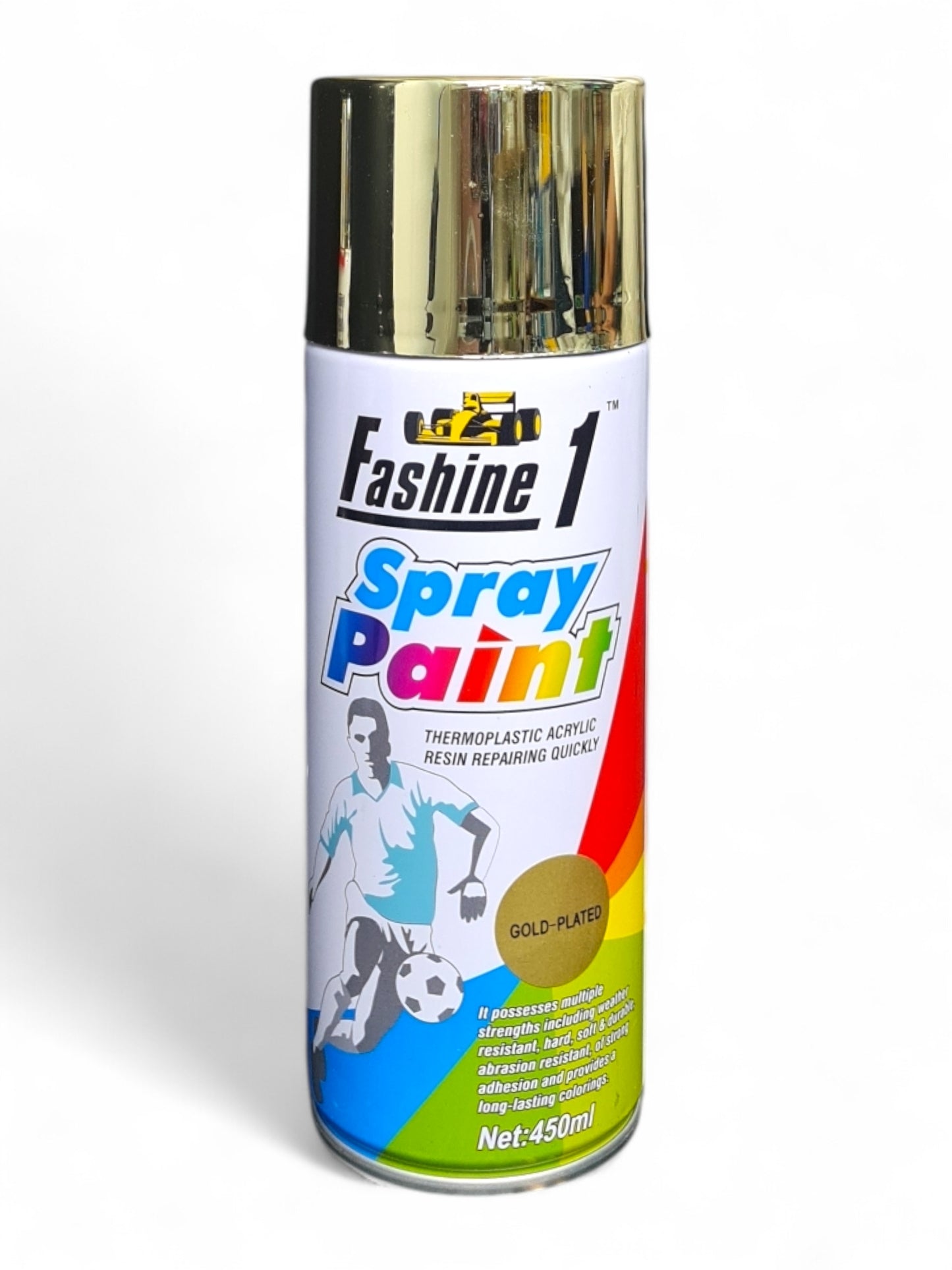 Fashine 1- Spray Paint - 450ml - Gold-Plated