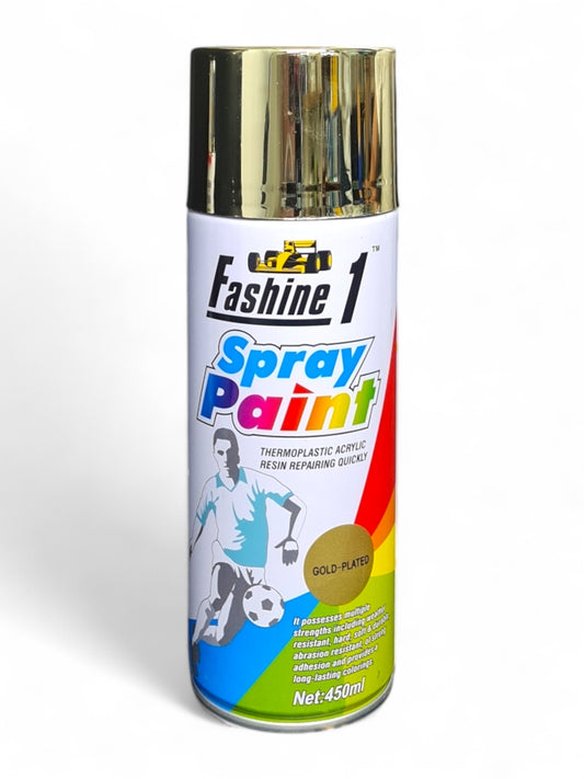 Fashine 1- Spray Paint - 450ml - Gold-Plated