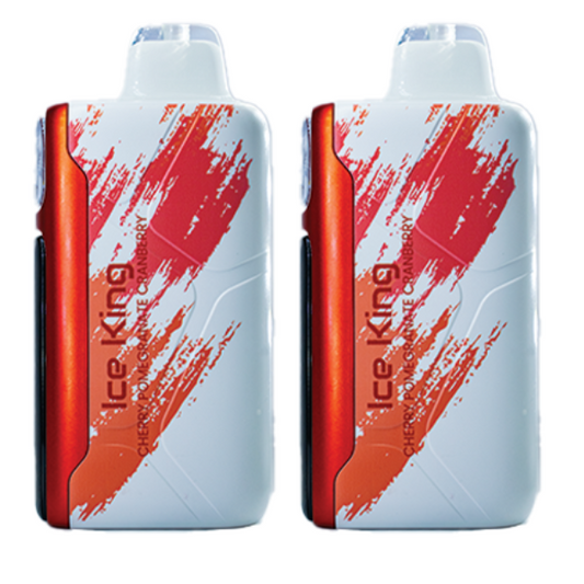 Elf Bar 25000 Puffs Dis Vape Ice King Cherry Pomegranate Cranberry 2 Pack