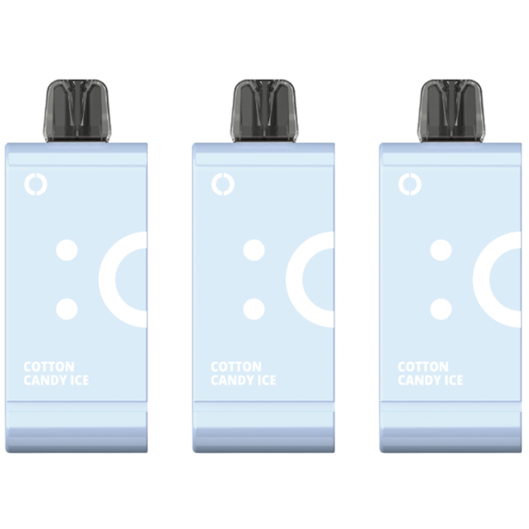 Elf Bar 18000 Puffs Rechargeable Pod 50mg - Cotton Candy Ice - 3 Pack