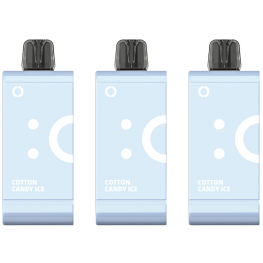 Elf Bar 18000 Puffs Rechargeable Pod 50mg - Cotton Candy Ice - 3 Pack