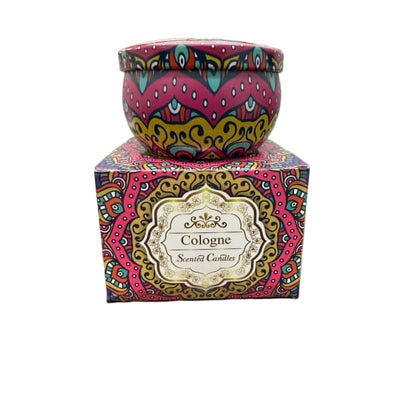 Artisan Soy Wax Scented Tin Candle - Cologne