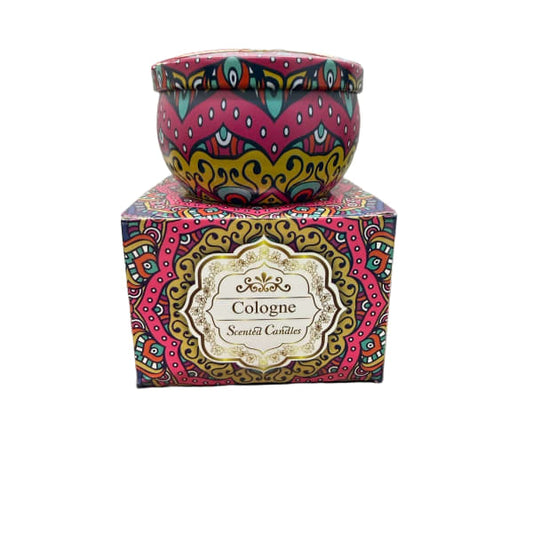 Artisan Soy Wax Scented Tin Candle - Cologne