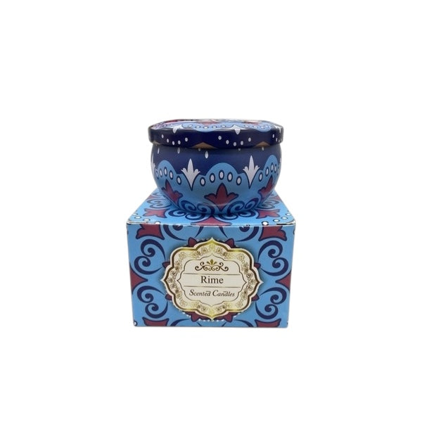 Artisan Soy Wax Scented Tin Candle - Rime
