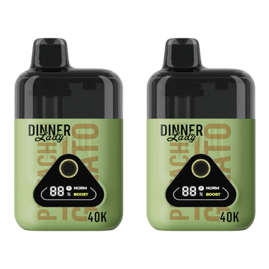 Dinner Lady Rechargeable Vape - Dessert Collection - 40K - 2 Pack - Pistachio Gelato