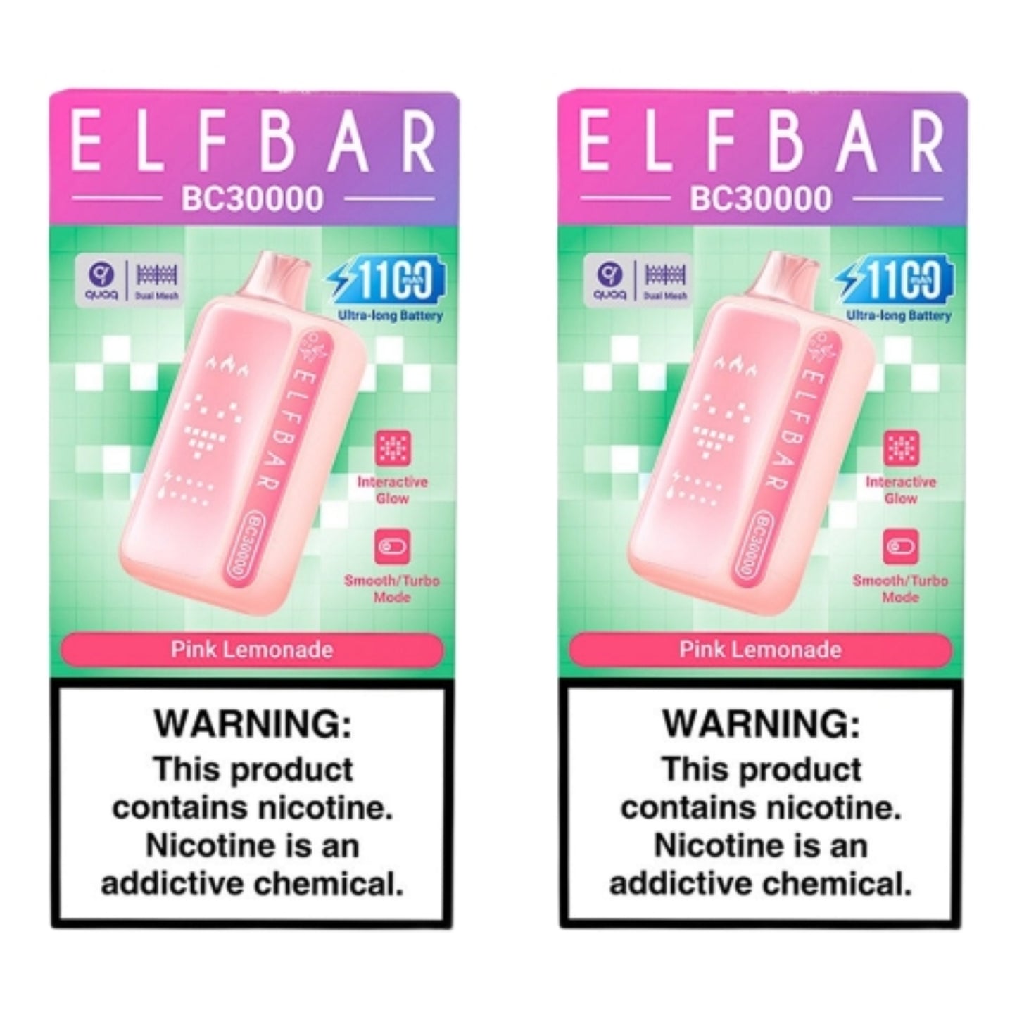 Elf Bar BC30000 Disposable Vape - Pink Lemonade (Pack of 2)