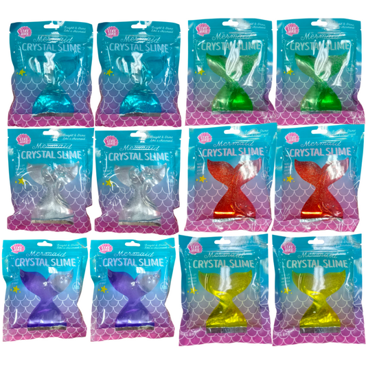 Mermaid Crystal Slime - 12 Pack