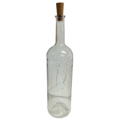 Decor Glass Bottle With Led String Lights