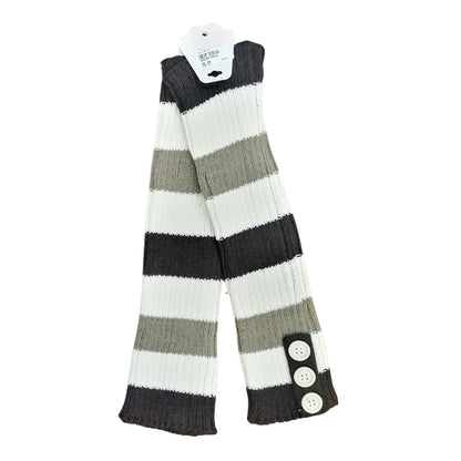 Leg Warmer - Stripe Cream
