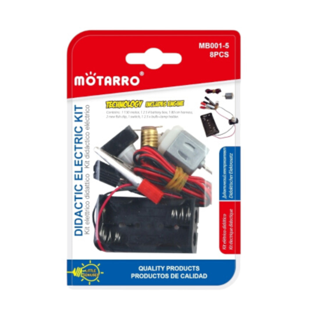 Motarro Didactic Electric Kit 8 Piece Basic Circuit Learning Set