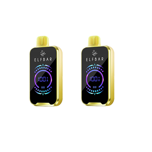 Elf Bar 18000 Puffs Disposable Vape - Cherry Peach Lemonade - 2 Pack