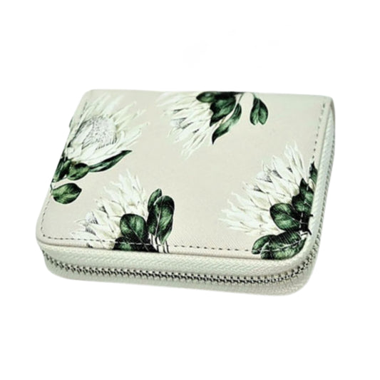 Ladies Medium Protea Wallet 11x9x2.7cm - Design 1