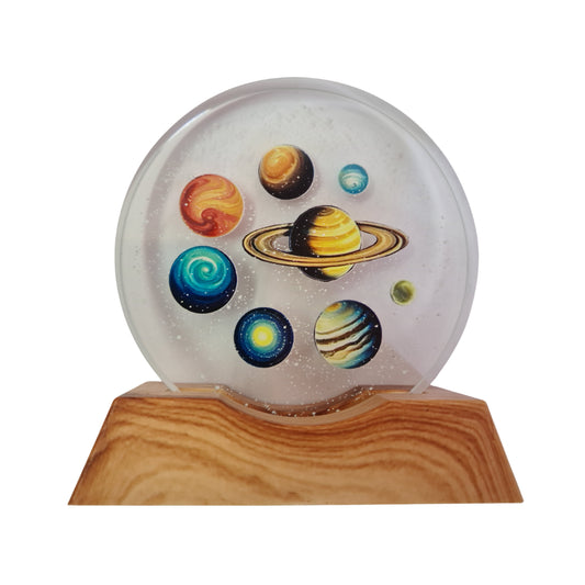 3D Creative Lamp - Planets Illuminated Art Light