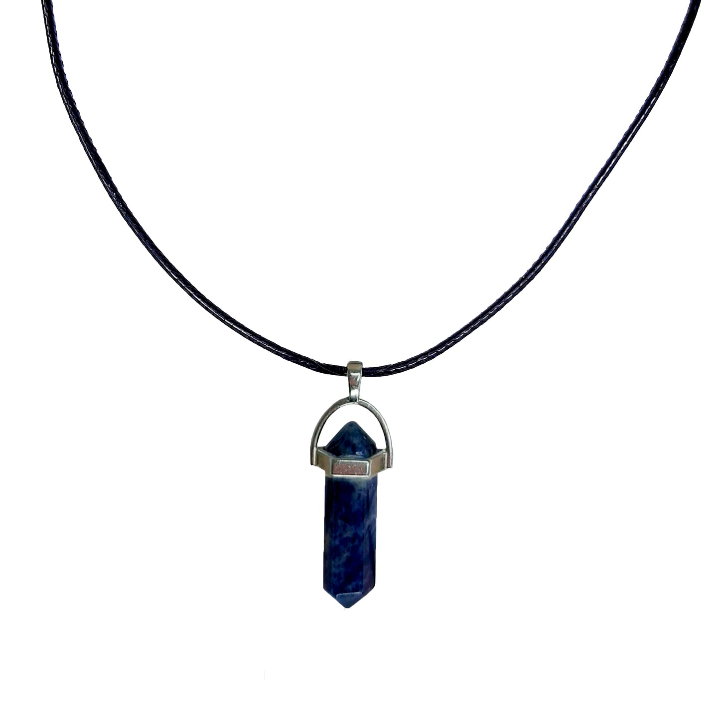 Earth Stone Collection - Bullet Sodalite Stone Necklace