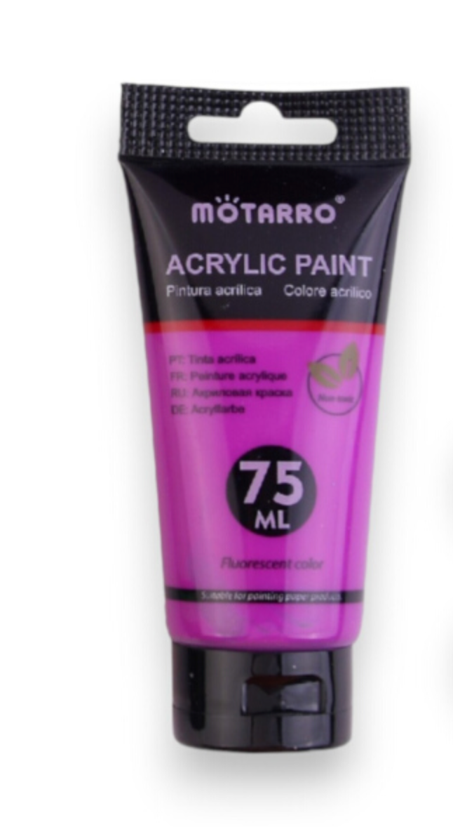 Mottaro Fluorescent Acrylic paint 75ml - Purple