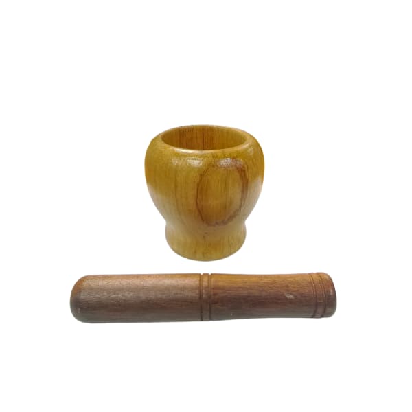 Debest Wooden Mortar And Pestle