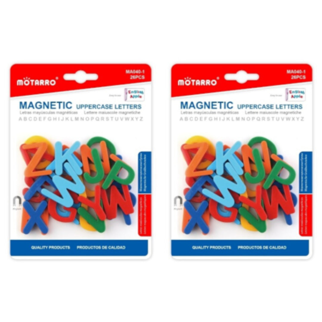 Motarro Magnetic Letters 26PCS - 2 Pack - Uppercase Letters