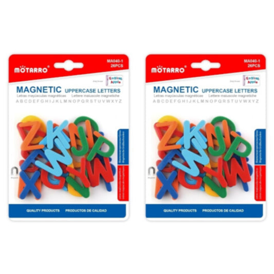 Motarro Magnetic Letters 26PCS - 2 Pack - Uppercase Letters