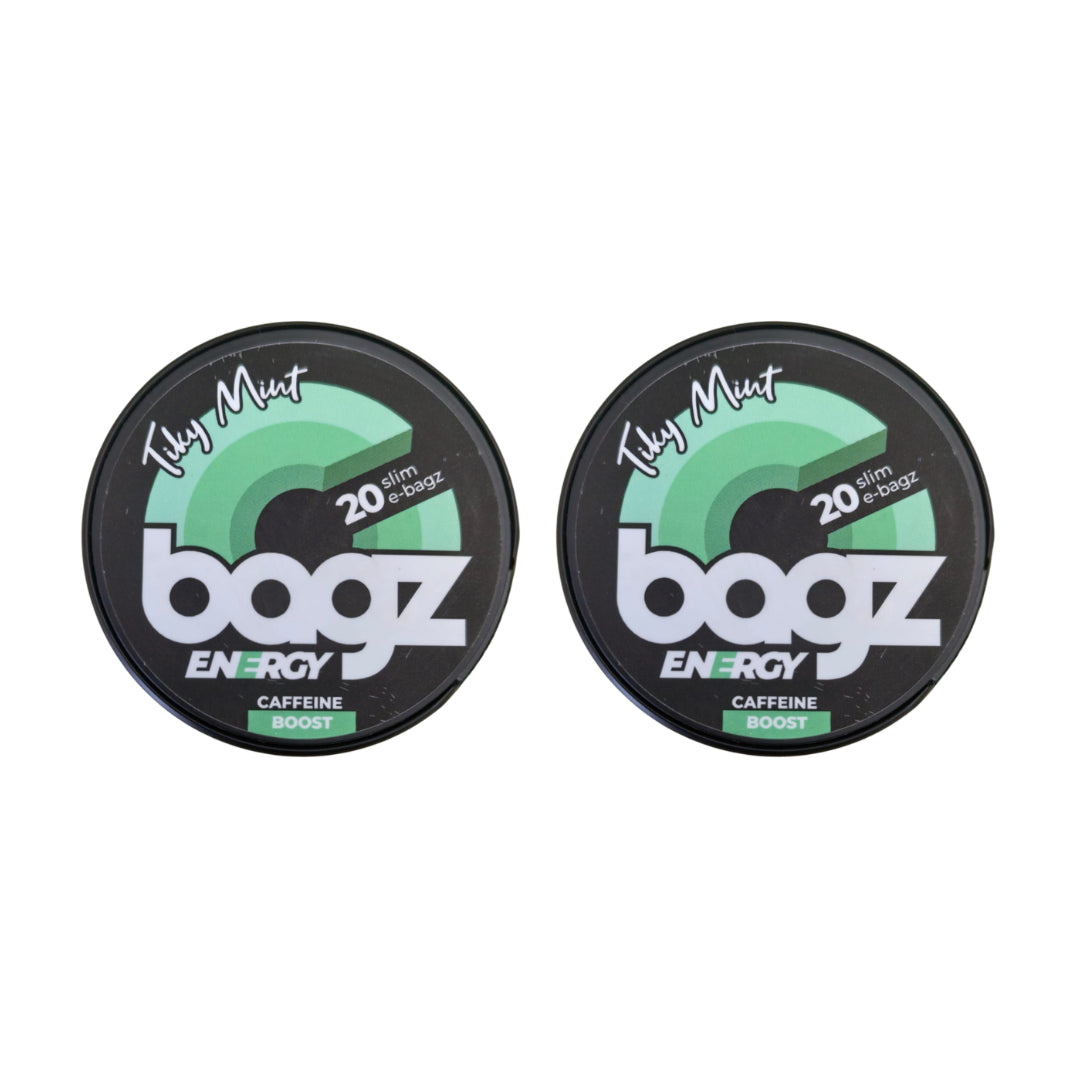 Bagz - Energy Caffeine Slim E-Bagz - 2-Pack - Tiky Mint