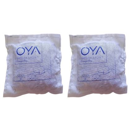 OYA Shower Sachet 110g 2 Pack - Tranquility